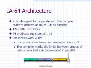 IA-64 Architecture