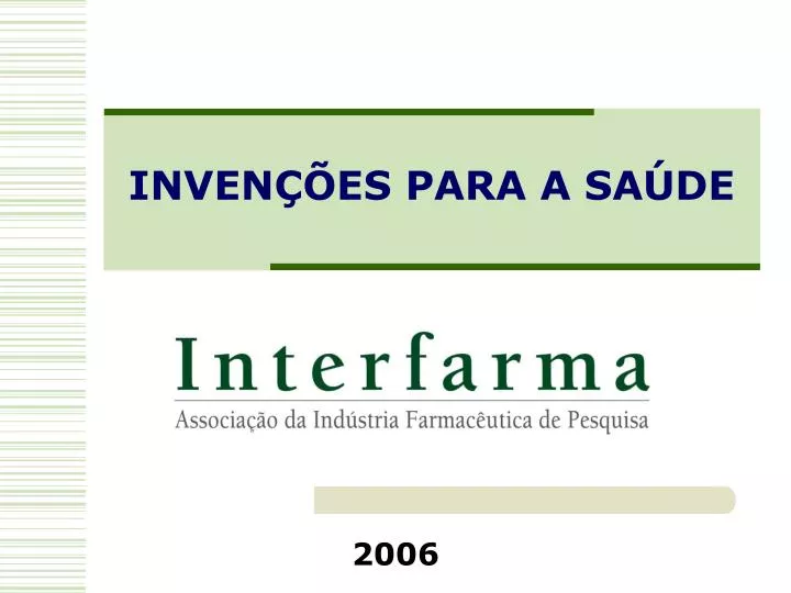 inven es para a sa de