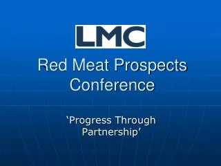 Red Meat Prospects Conference
