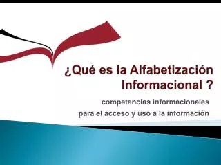 qu es la alfabetizaci n informacional