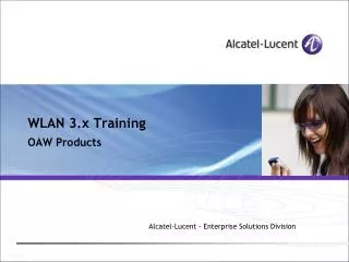 WLAN 3.x Training OAW Products