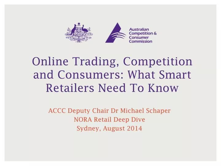 online trading competition and consumers what smart retailers need to know