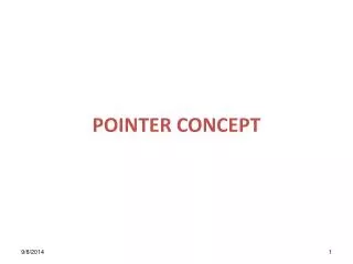 POINTER CONCEPT