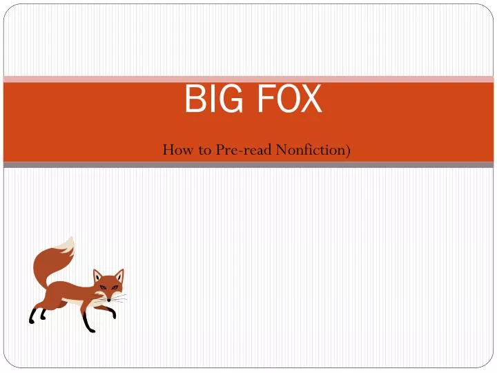 big fox