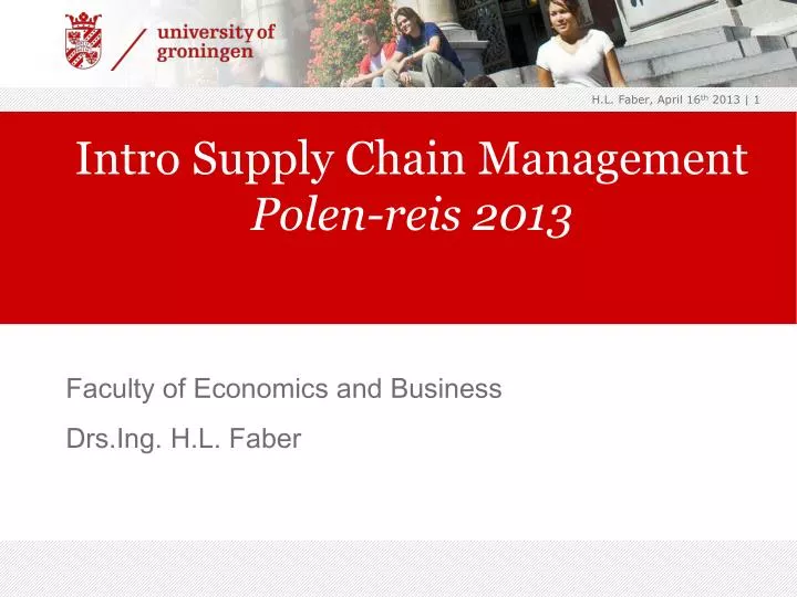 intro supply chain management polen reis 2013