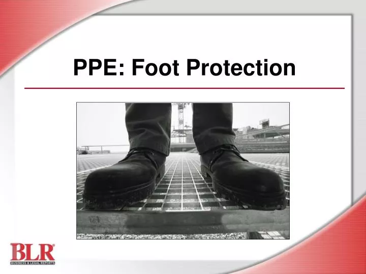 ppe foot protection
