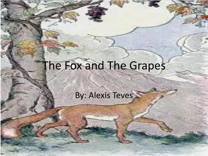 the fox and the grapes