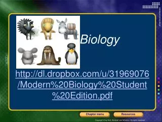 Biology dl.dropbox/u/31969076/Modern%20Biology%20Student%20Edition.pdf