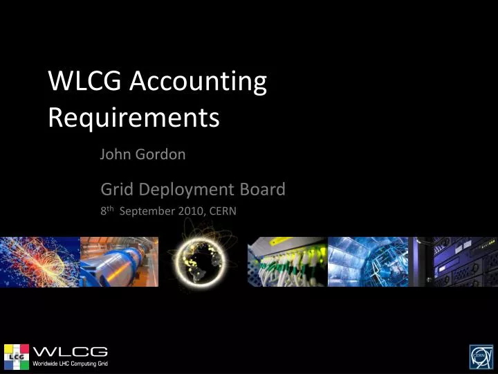 wlcg accounting requirements