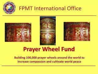 Prayer Wheel Fund