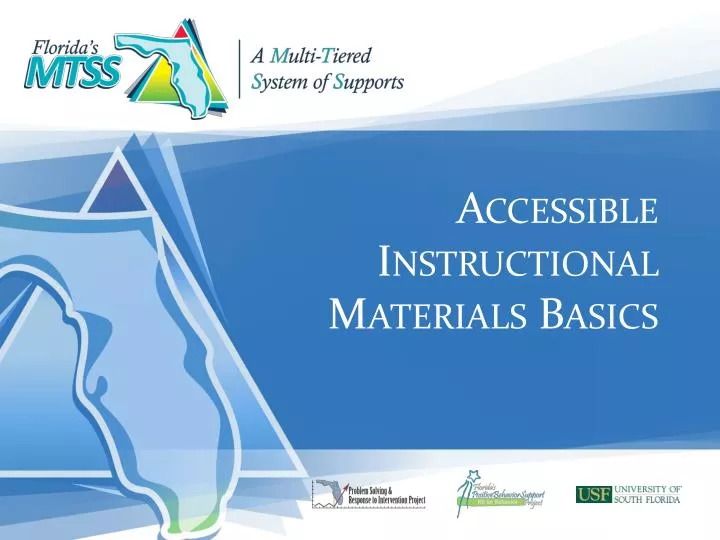 accessible instructional materials basics