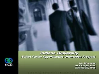 Indiana University Select Career Opportunities Orientation Program