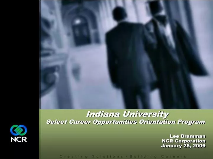 indiana university select career opportunities orientation program