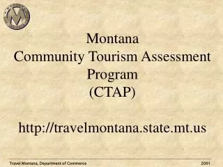 Travel Montana, Department of Commerce