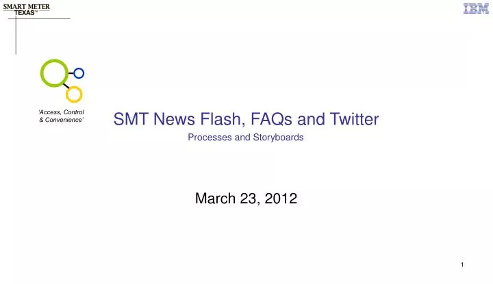 smt news flash faqs and twitter