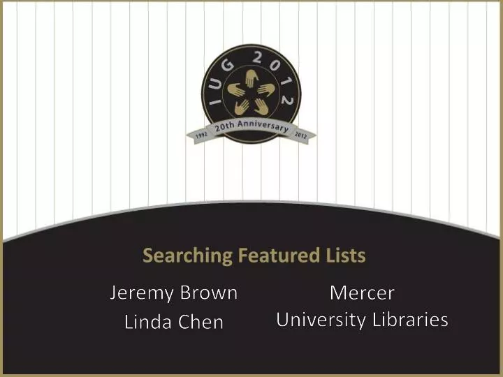 searching featured lists