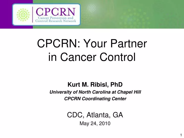 cpcrn your partner in cancer control