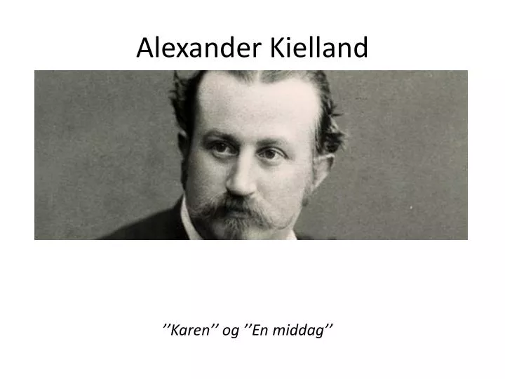 alexander kielland