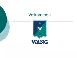 velkommen