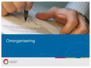 omorganisering