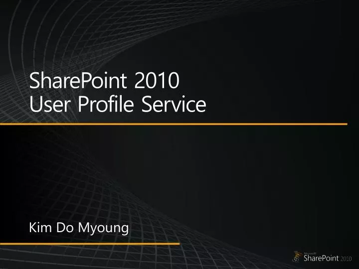 sharepoint 2010 user profile service