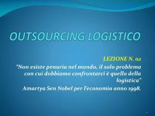 outsourcing logistico