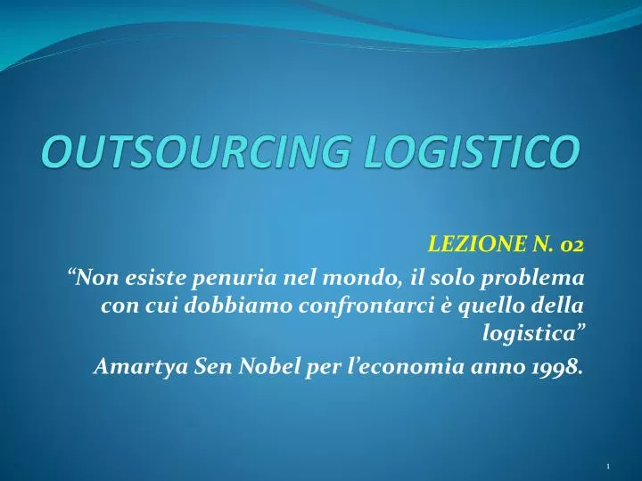 outsourcing logistico