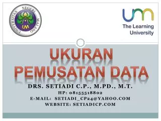 ukuran pemusatan data