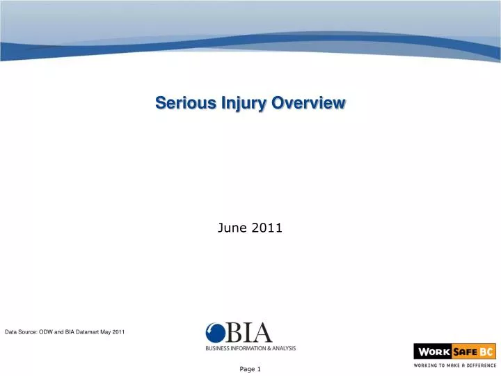 serious injury overview