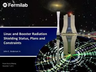 Linac and Booster Radiation Shielding Status, Plans and Constraints