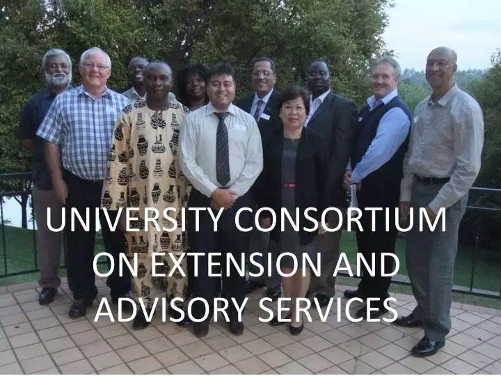 university consortium on extension and advisory services