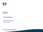 RDA - slide 1