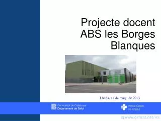projecte docent abs les borges blanques