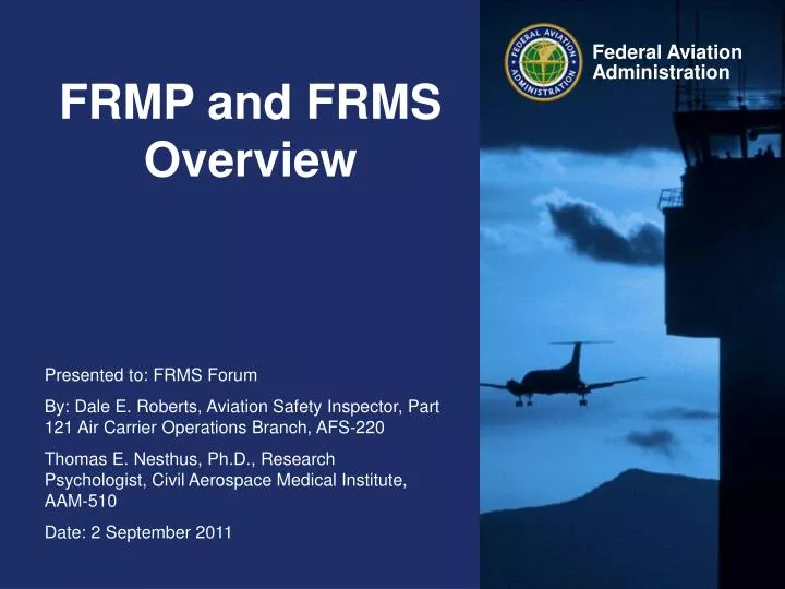 frmp and frms overview