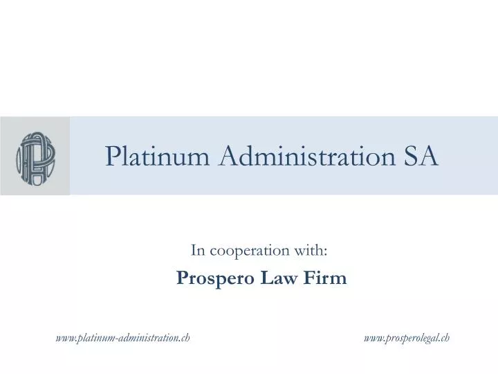 platinum administration sa