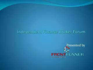 Independent Finance Broker Forum