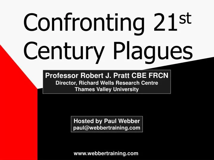 confronting 21 st century plagues