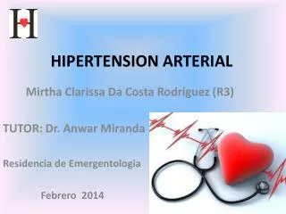 hipertension arterial
