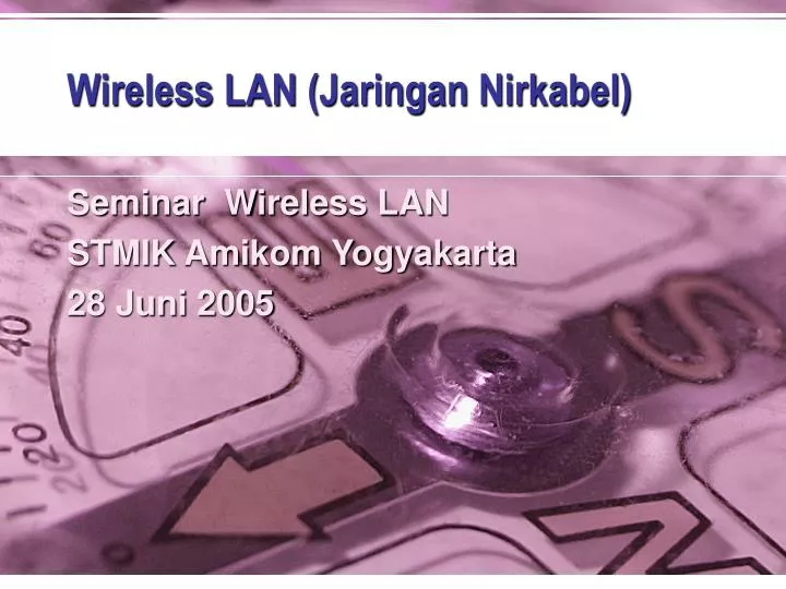 wireless lan jaringan nirkabel