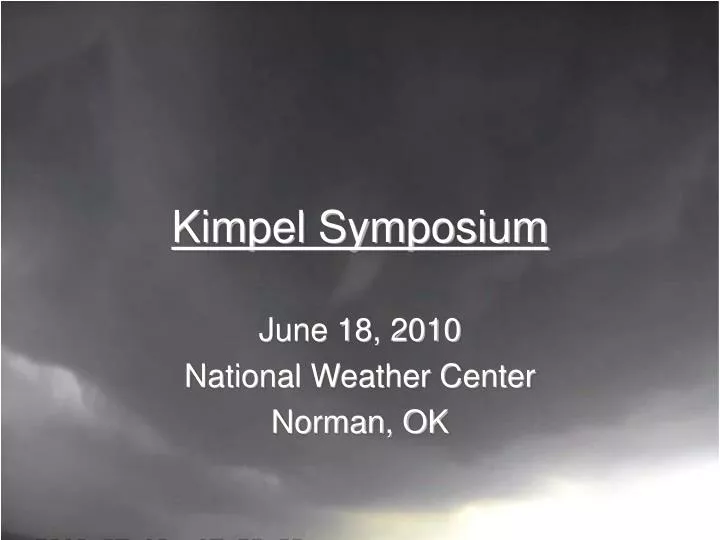 kimpel symposium