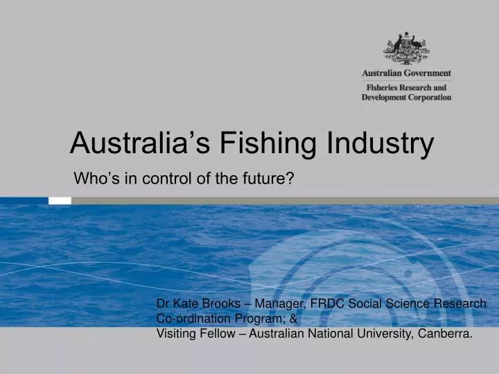 australia s fishing industry