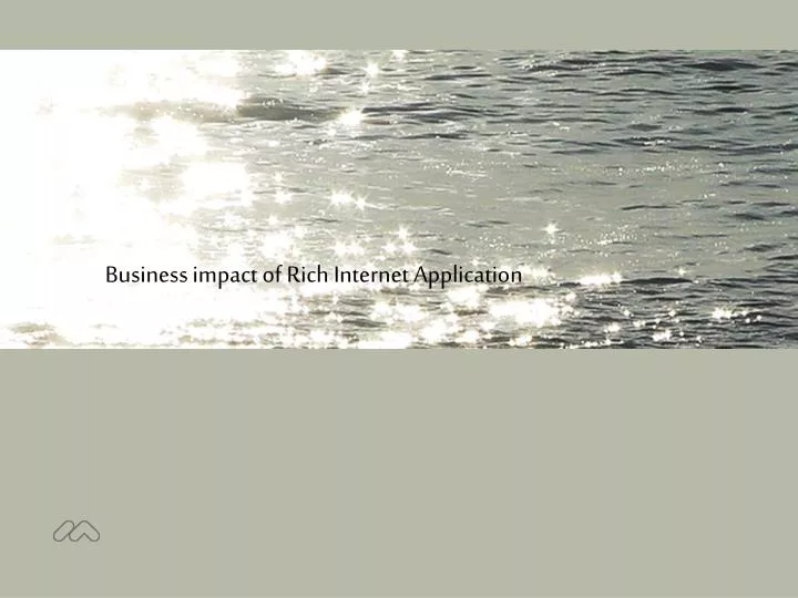 business impact of rich internet application