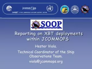 Reporting on XBT deployments within JCOMMOPS