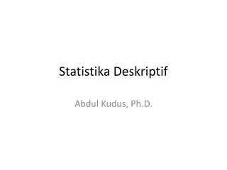 statistika deskriptif