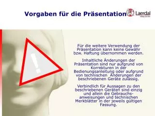 vorgaben f r die pr sentation