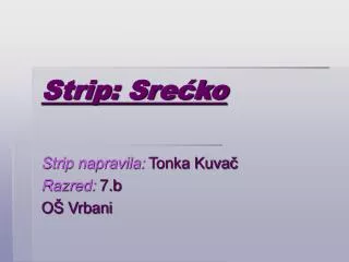 strip sre ko