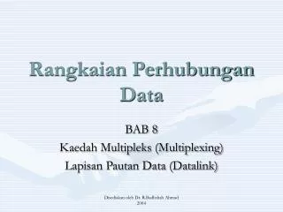 rangkaian perhubungan data
