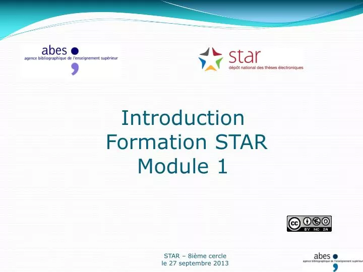 introduction formation star module 1