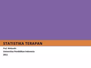 statistika terapan
