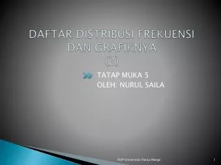 daftar distribusi frekuensi dan grafiknya 2